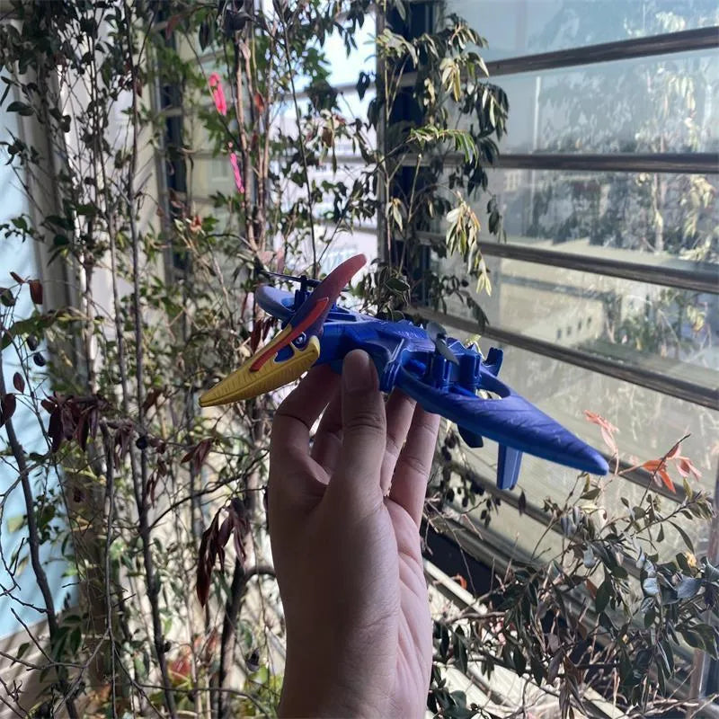 Remote-controlled pterosaur quadcopter drone with night light and sound effect, metal body, 30-50cm size