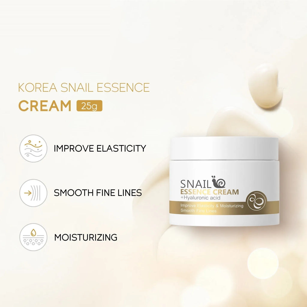 Laikou snail cream 25g face moisturiser jar for universal skin types