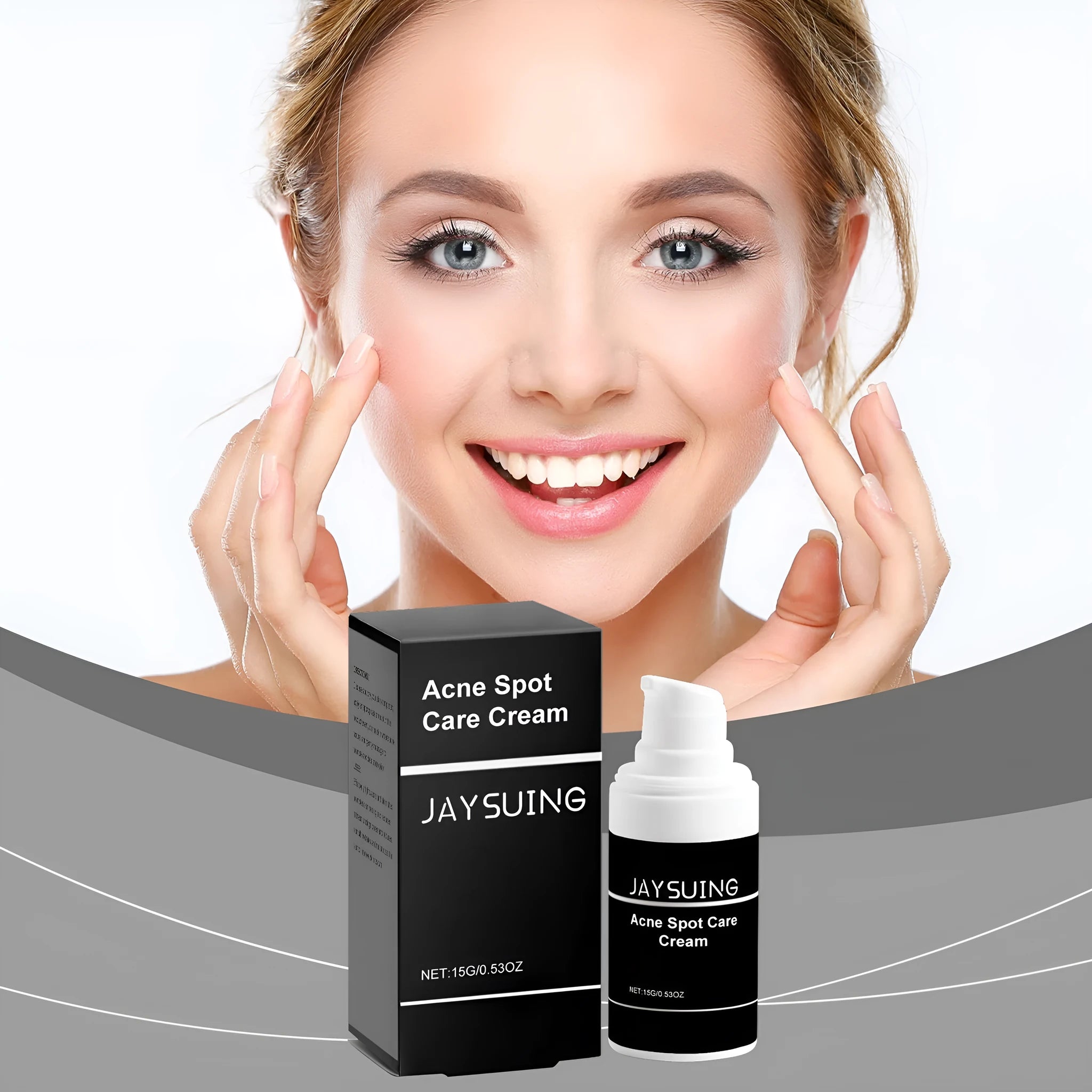 15g tube of hydrating acne cream with mint leaf, tea tree oil and aloe extracts