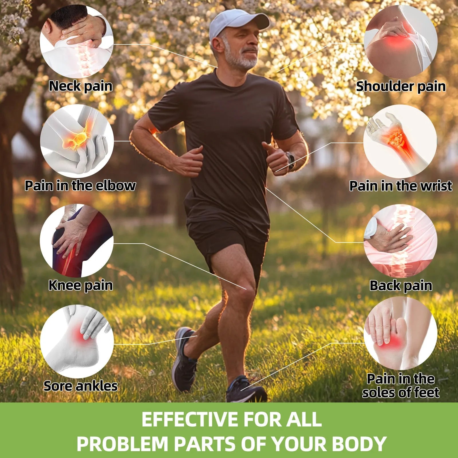 Magnesium neck cream 30g jar for joint and muscle relief personal care