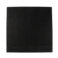 Single sheet of black and red raw table tennis rubber with a small particle surface.