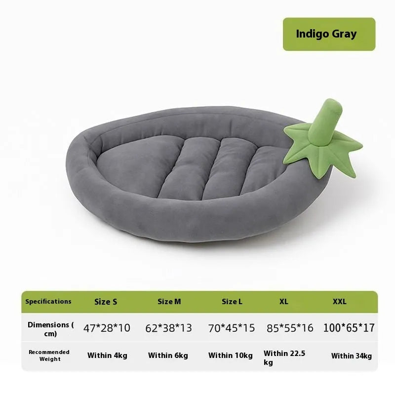 Removable cover washable dog mat in brown, shown in a large size for dogs up to 29kg.