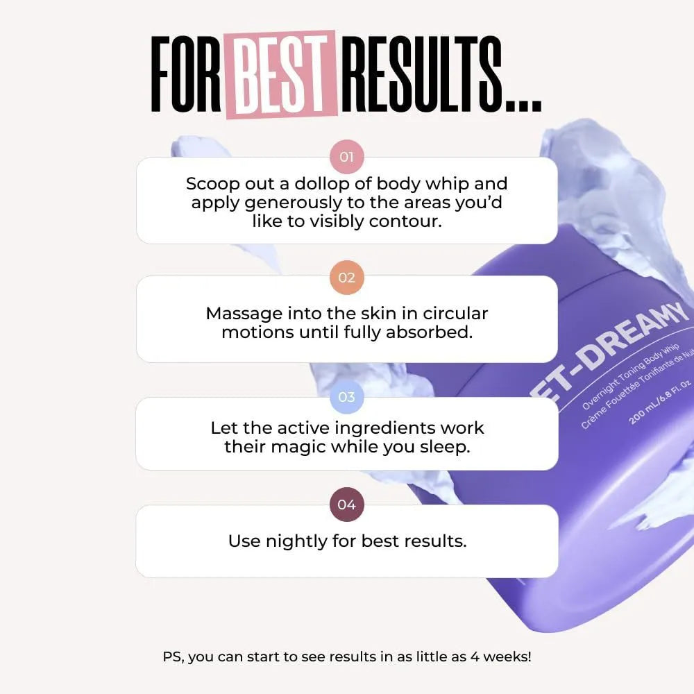 MAELYS Night Sleep Tightening Cream Body Lotion 200ml standard specification purple container