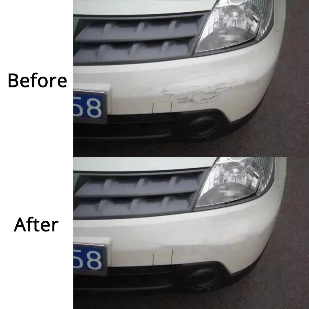 Mild scratch repair paste for car paint with white sponge applicator kit
