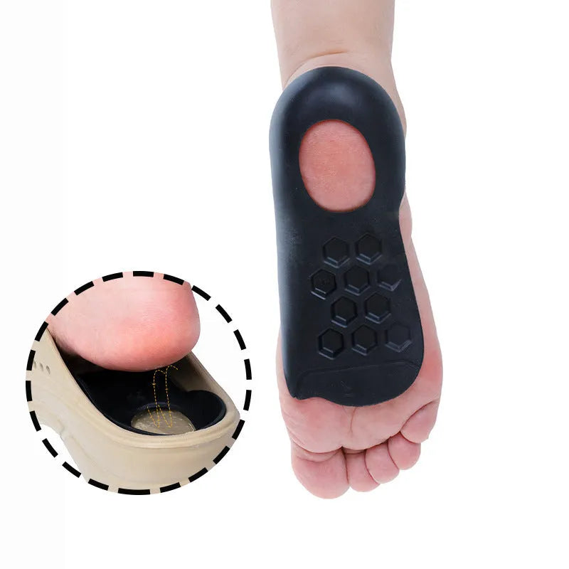 TPR arch support insoles for men in white, black, and skin colour options for shoe sizes 35-45