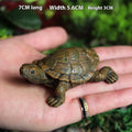 Realistic resin turtle ornament for micro landscape gardening decoration