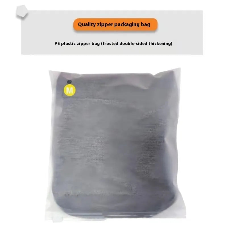 Heather grey dog anxiety vest in brocade cotton ponte-de-roma fabric on a medium-sized dog.