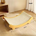 Sisal blanket cat scratch board in natural style available in large and small sizes