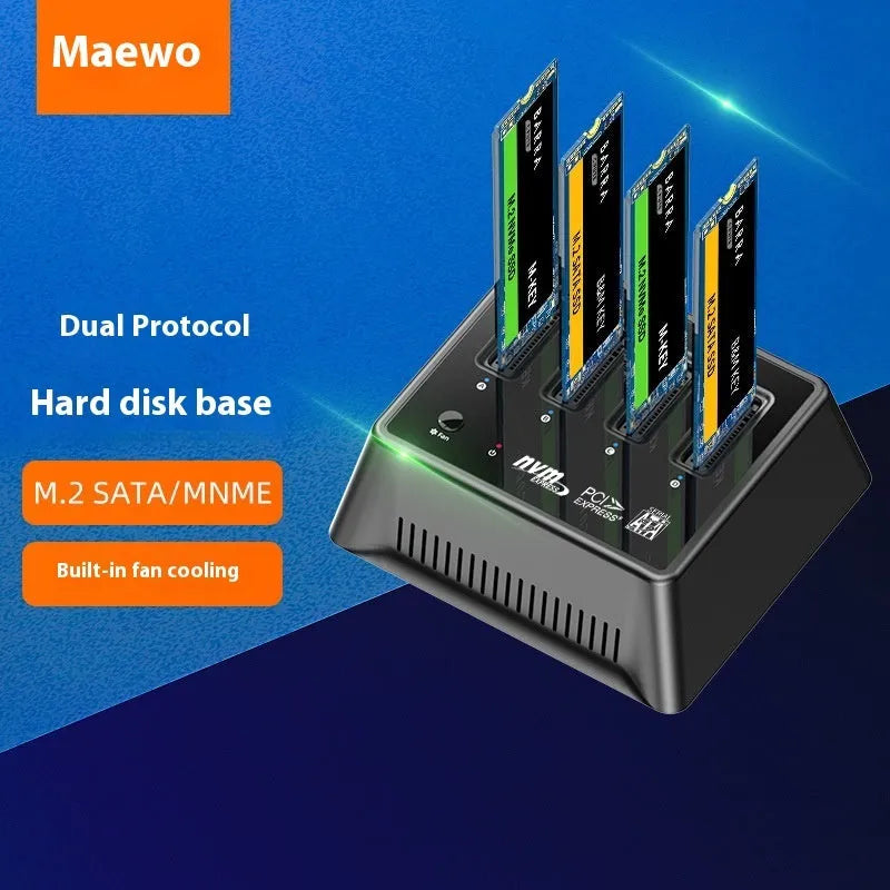 Aluminium M2 SSD base frame with dimensions 90mm by 78mm by 34mm.
