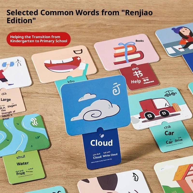 Lala Card literacy card set with card camera for children early education, paper material, visual development