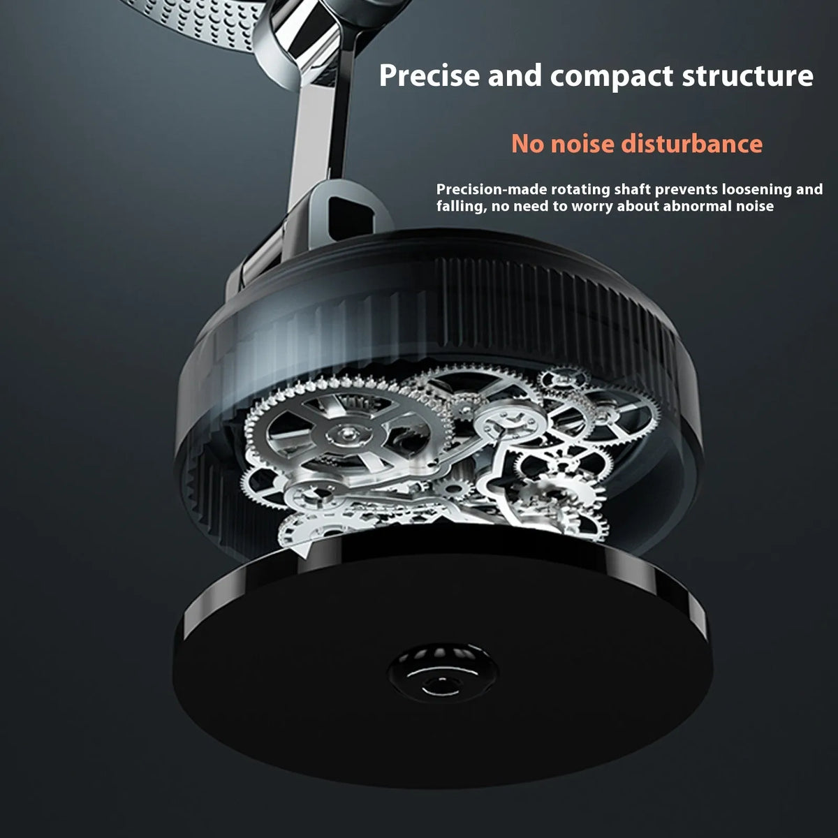Magnetic car phone holder with vacuum suction cup, 7.5W, shown in black or white styles 283, K007 and K009