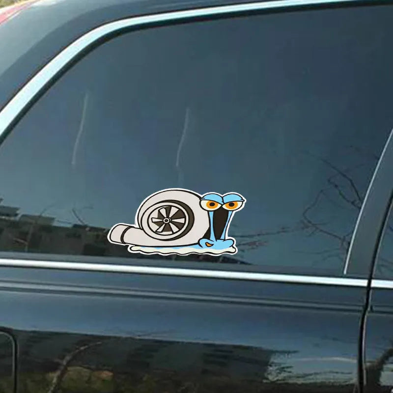 Cartoon snail reflective car sticker for vehicle bumper decoration