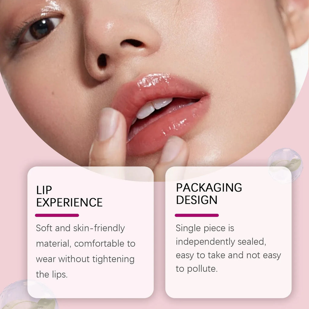 Silicone lip nursing adhesive bandage 8cm by 12cm for dry cracked lips care