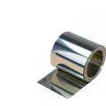 304 stainless steel thin strip on a roll with leather piece for automotive shimming.
