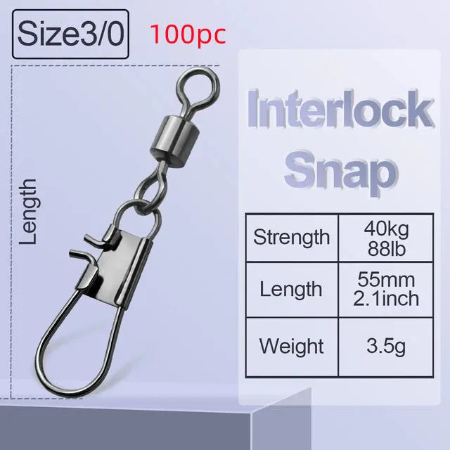 Black nickel 8-shaped ring quick connector for lure fishing with copper and stainless steel construction