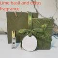 Car aromatherapy fragrant stone pendant with 10ml essential oil bottle, gift box and handbag options