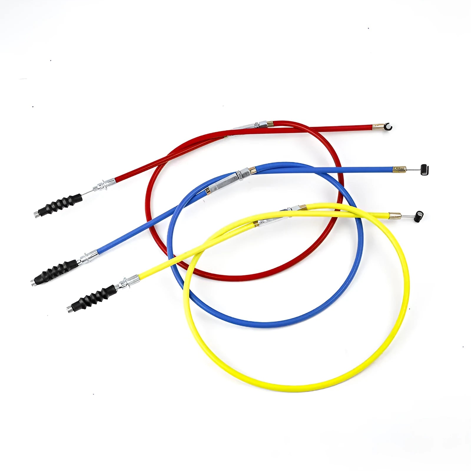 Scramble motorcycle ATV clutch accelerator cable 0.98m length in black, blue, red, yellow options