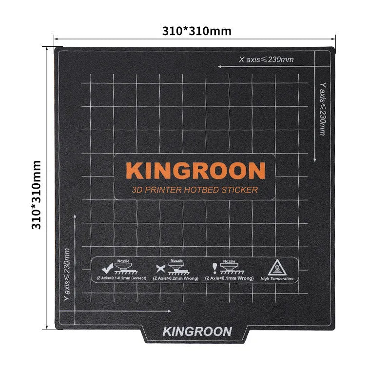 3D printing magnetic platform film with anti-warping edge on a hot bed