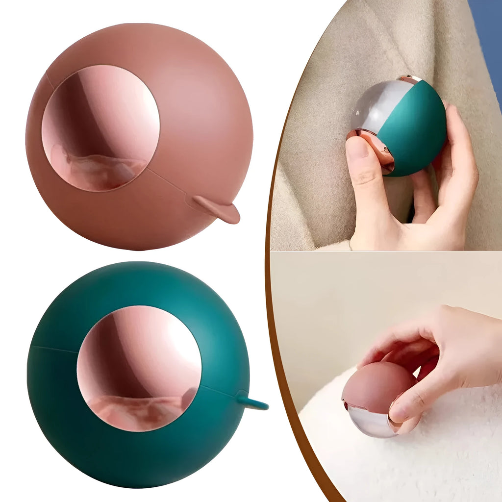Reusable gel lint roller with washable surface for pet hair removal in green gold colour