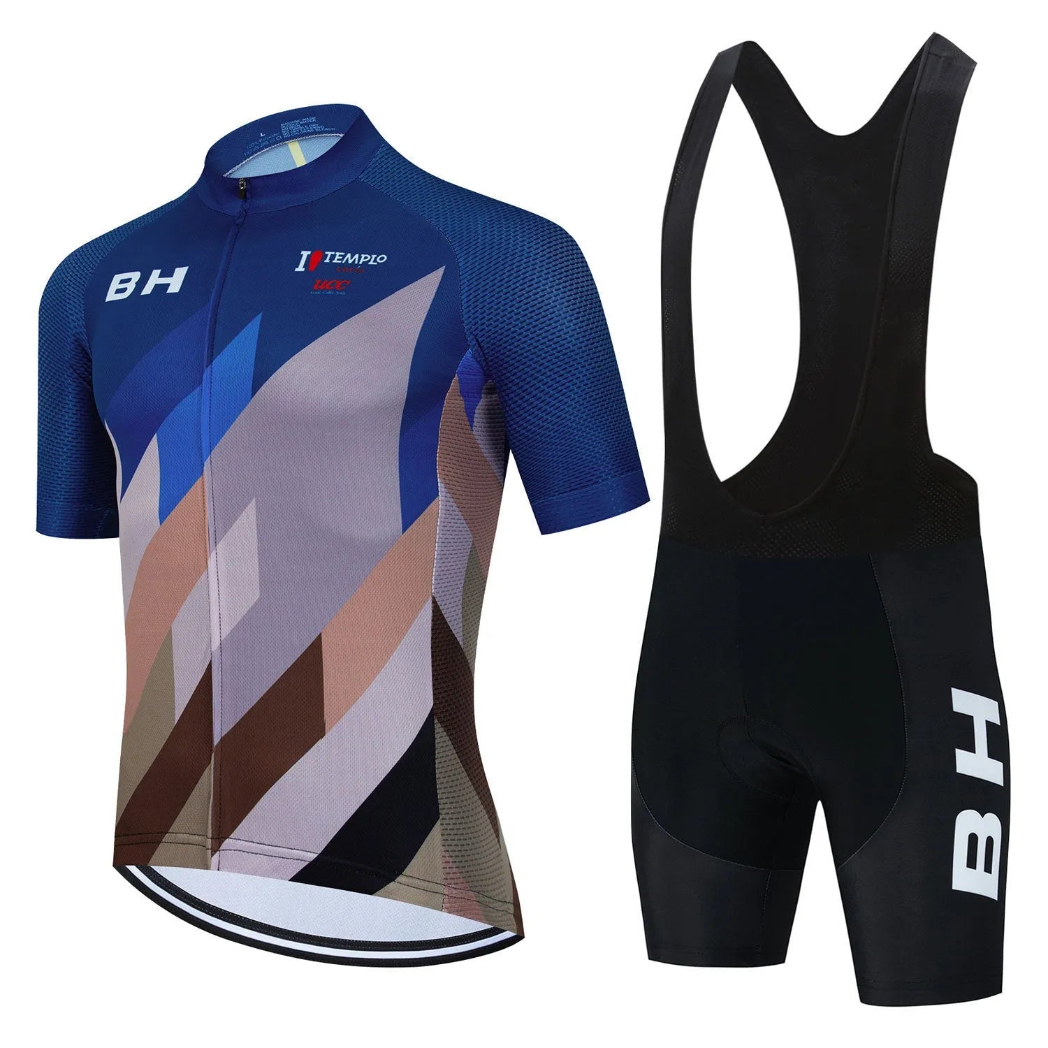 BH Men's Short Sleeve Riding Sweatshirt Suit with mesh fabric, top and jumpsuit set, available in multiple colours and sizes XS to 5XL