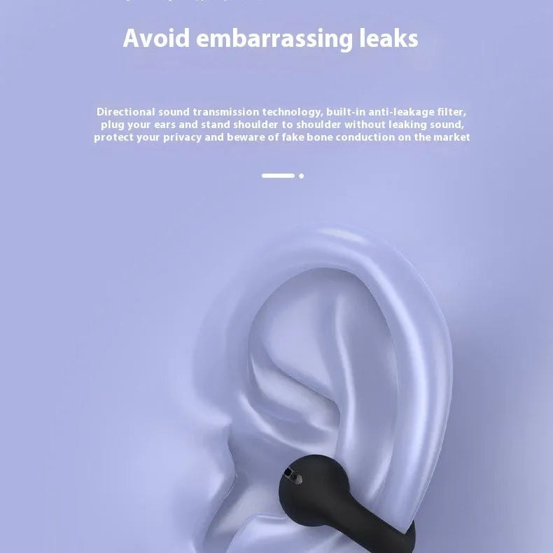 G3 wireless Bluetooth headset transparent cabin noise reduction clip-on e-sports headphones black