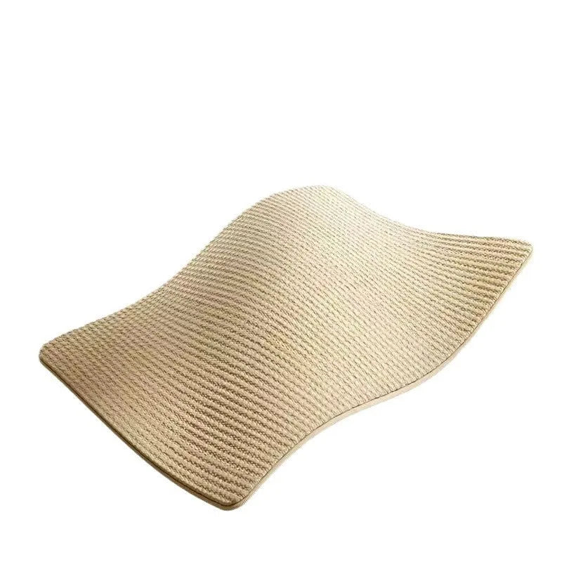 Sisal blanket cat scratch board in natural style available in large and small sizes