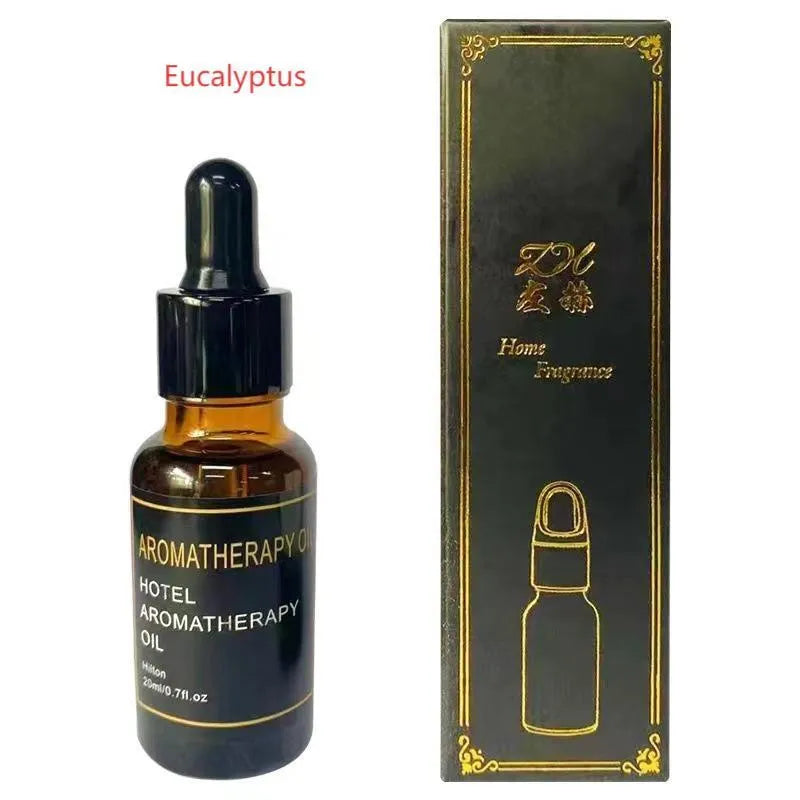 Set of ten 20ml aromatherapy essential oil bottles for perfume crystal diffusion in various scents
