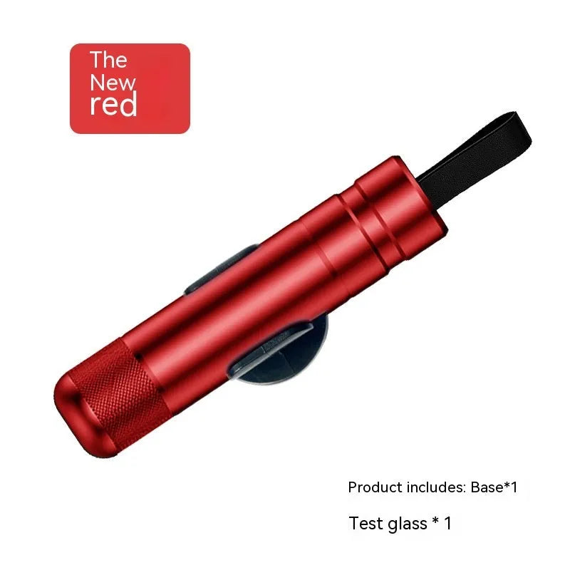Aluminium alloy car safety hammer with sand blasting oxidation finish and 20x88mm dimensions