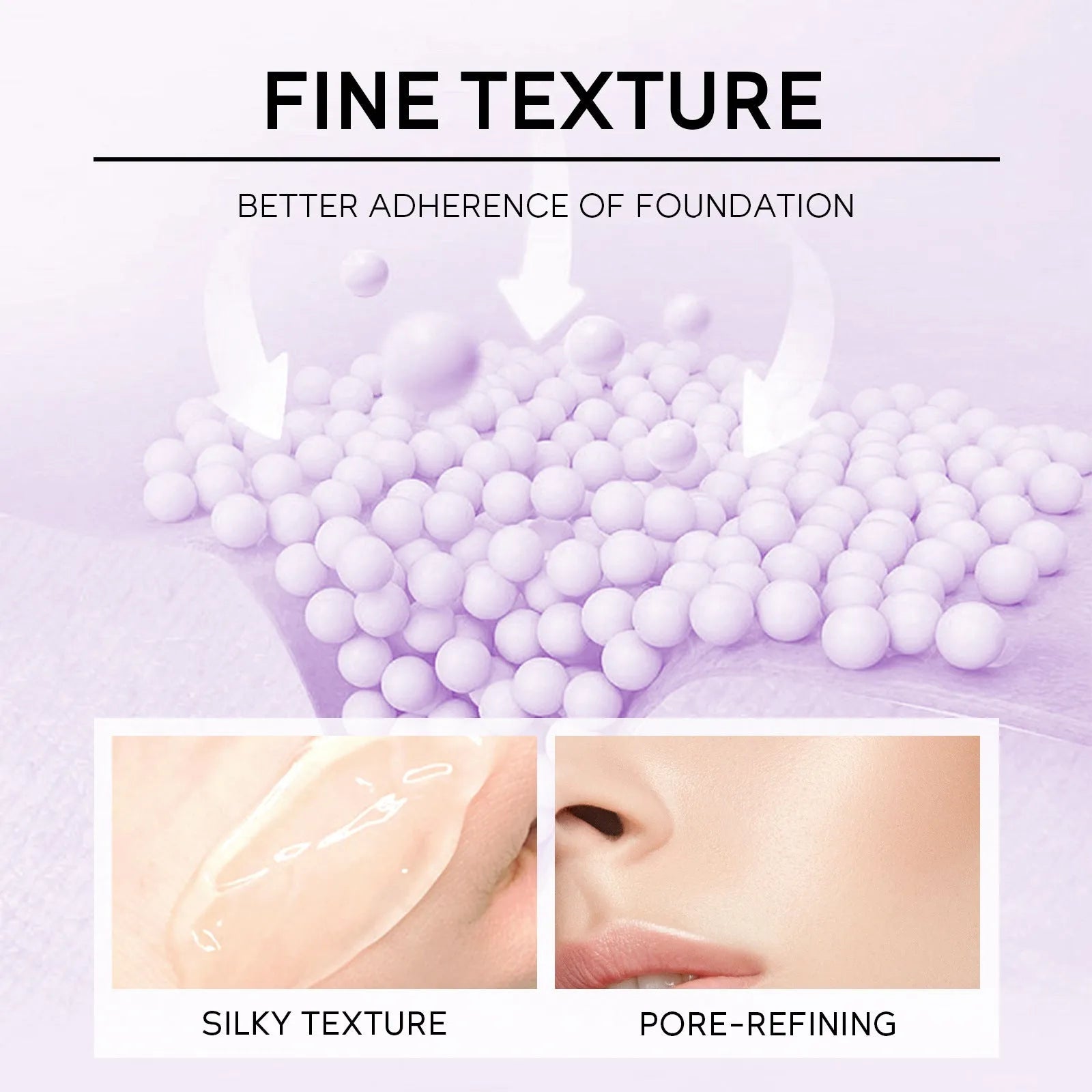 Moisturising make-up primer in green, pink and purple shades, 30g colour-correcting base product