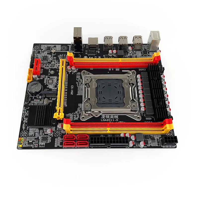 X79-VG2 desktop motherboard with LGA 2011 socket, DDR3 slots, PCIe 16X, M.2, and SATA connectors