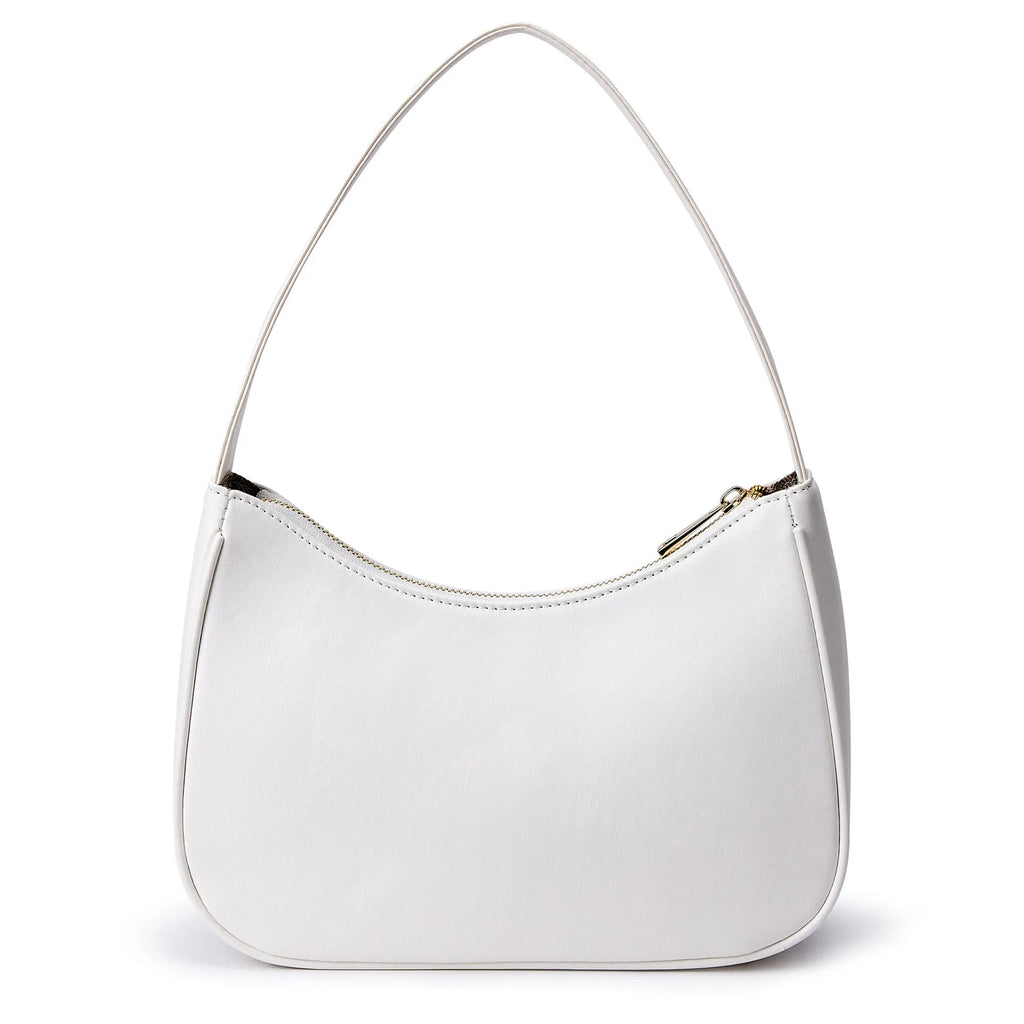 Simple retro waterproof PU leather shoulder bag in multiple colour options