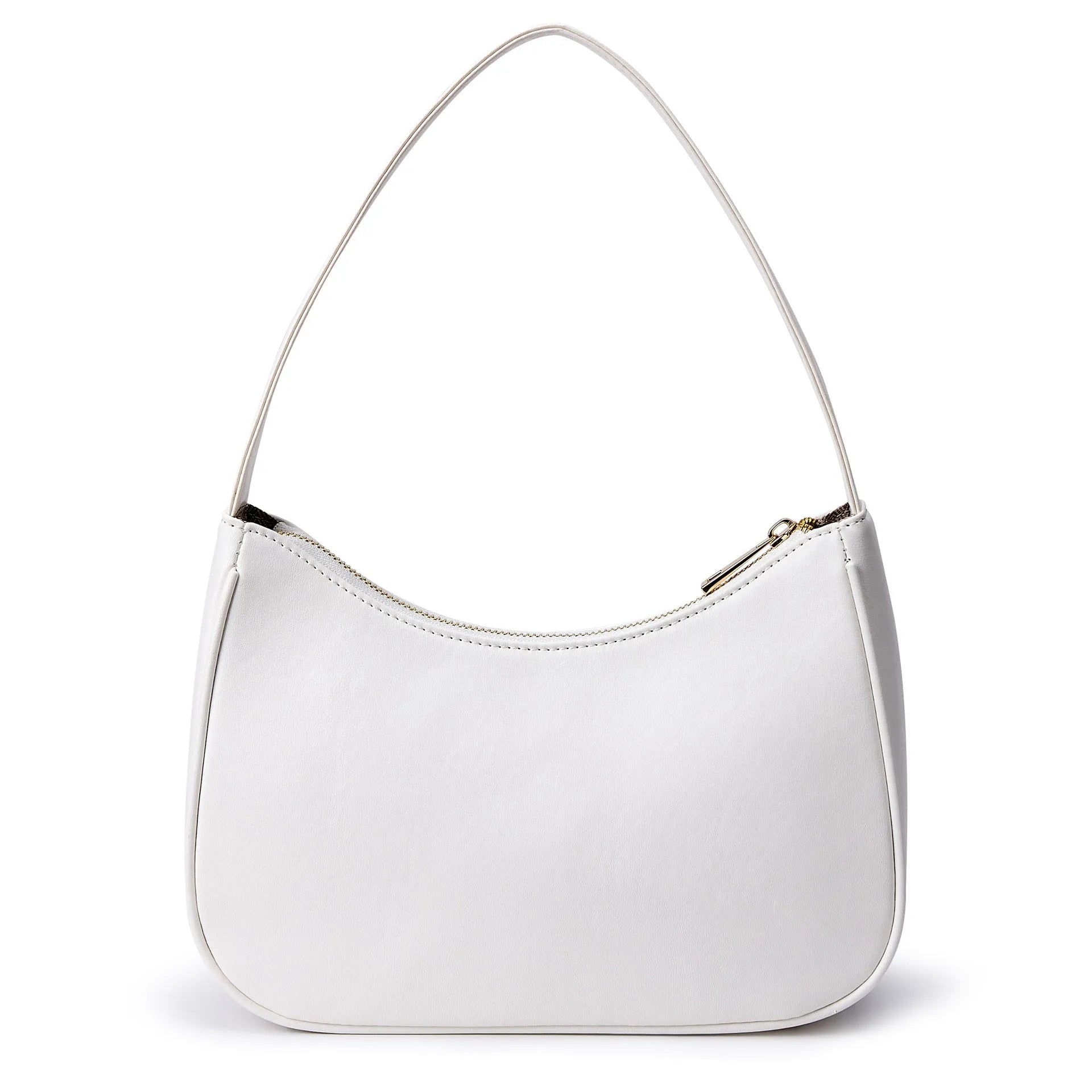 Simple retro waterproof PU leather shoulder bag in multiple colour options