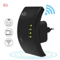 Black or white WiFi repeater with 300Mbps 2.4G, LAN port, WAN port, WPS and WDS support