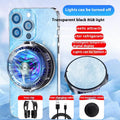 Mobile phone semiconductor magnetic radiator 65x65x23mm metal ABS black or transparent with digital display option