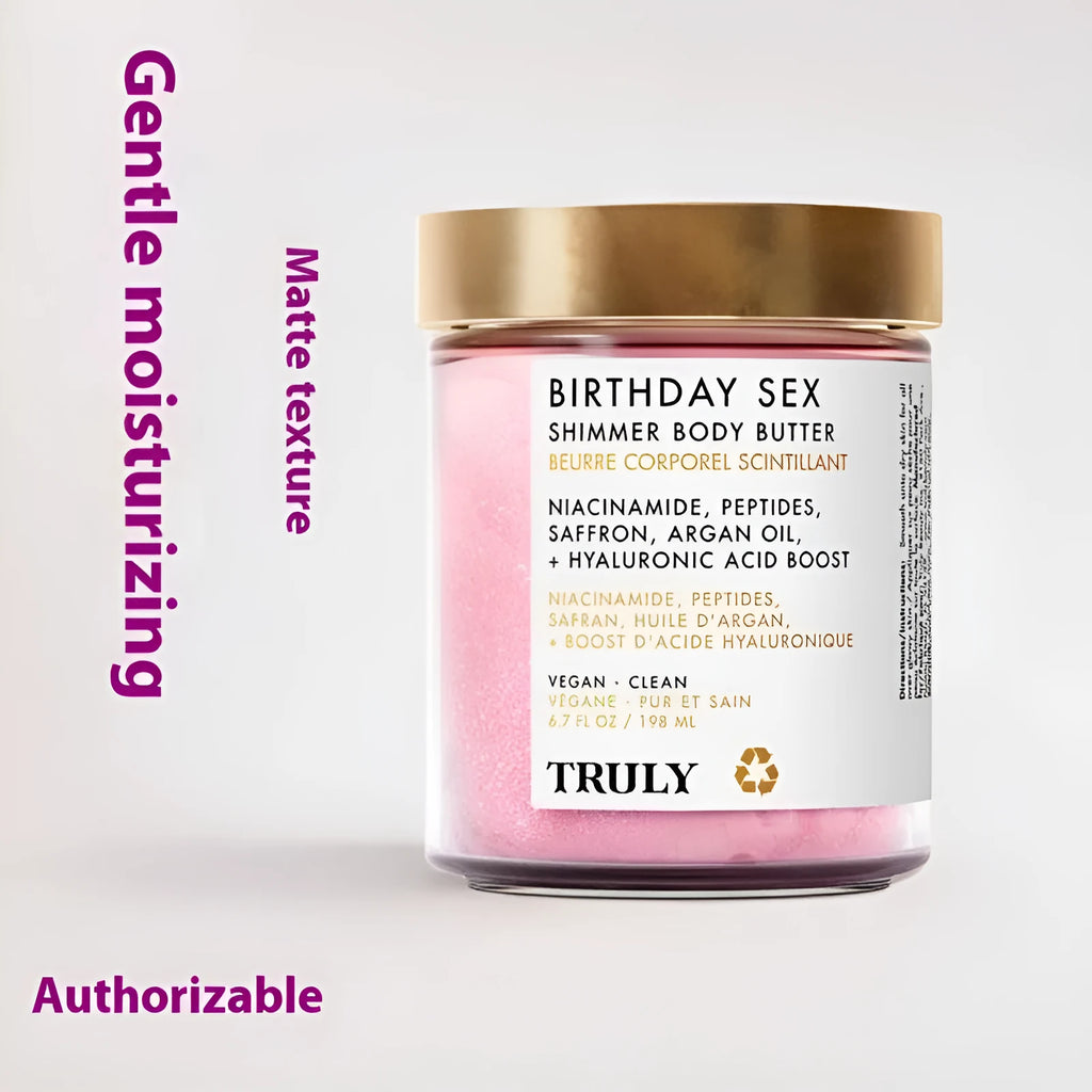 Antioxidant soothing body lotion 198ml in pink shiny moisturizing cream packaging