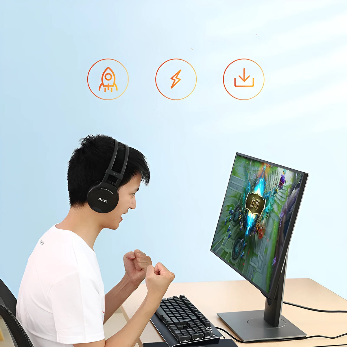 Black plastic network cable for home broadband router, available in lengths from 0.5m to 10m
