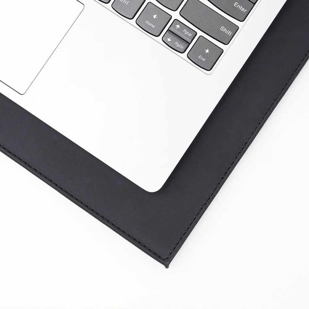 Durable heat-insulating anti-radiation mat for tablets in black, black gold, blue, and green colour options.