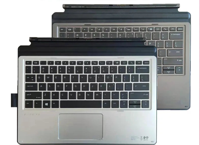 Slim tablet keyboard with PS/2 cable and wireless connectivity for Elite X2 and Pro X2 series tablets.