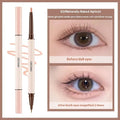 Stereoscopic star eyes double-headed liquid eyeliner pen with pearlescent finish