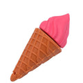 Pink mini ice cream design USB flash drive for data storage on a white background.