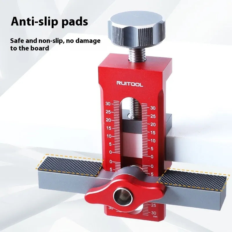 Aluminium alloy cabinet door installation alignment tool for woodworking projects