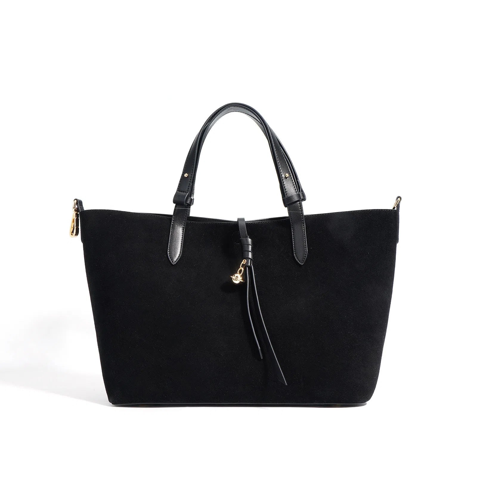 Maillard-style retro tote bag in olive green, bucket shape with cotton lining and outer pocket