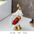 Ceramic swan soap dish rack with cover in white or green, single soap holder for bathroom or kitchen