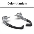 Pair of black CNC aluminium bow protection guards for Honda CBR650F CBR650R motorcycle