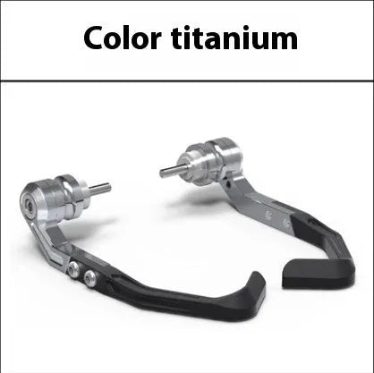 Pair of black CNC aluminium bow protection guards for Honda CBR650F CBR650R motorcycle
