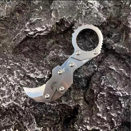 Stainless steel 420J2 folding knife with 2.6cm blade and 12mm full length, single-pack outdoor pocket knife