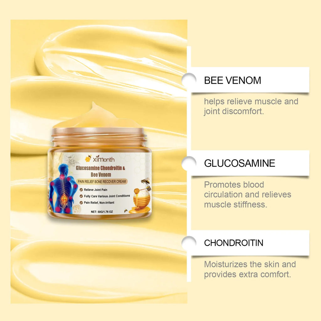 50g tube of Relieve Frost joint neck cream with bee venom and chondroitin sulphate