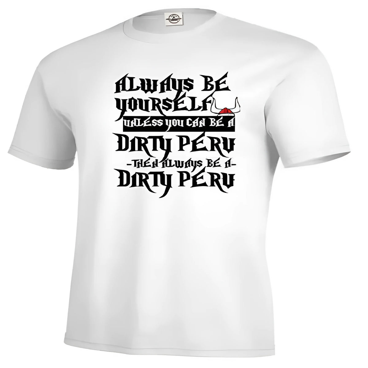 Men's solid colour white printed short sleeve polyester pullover top casual wear