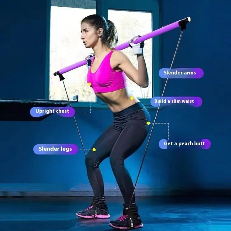 Adjustable fitness pulling rope for hip training and resistance workouts in choice of colours