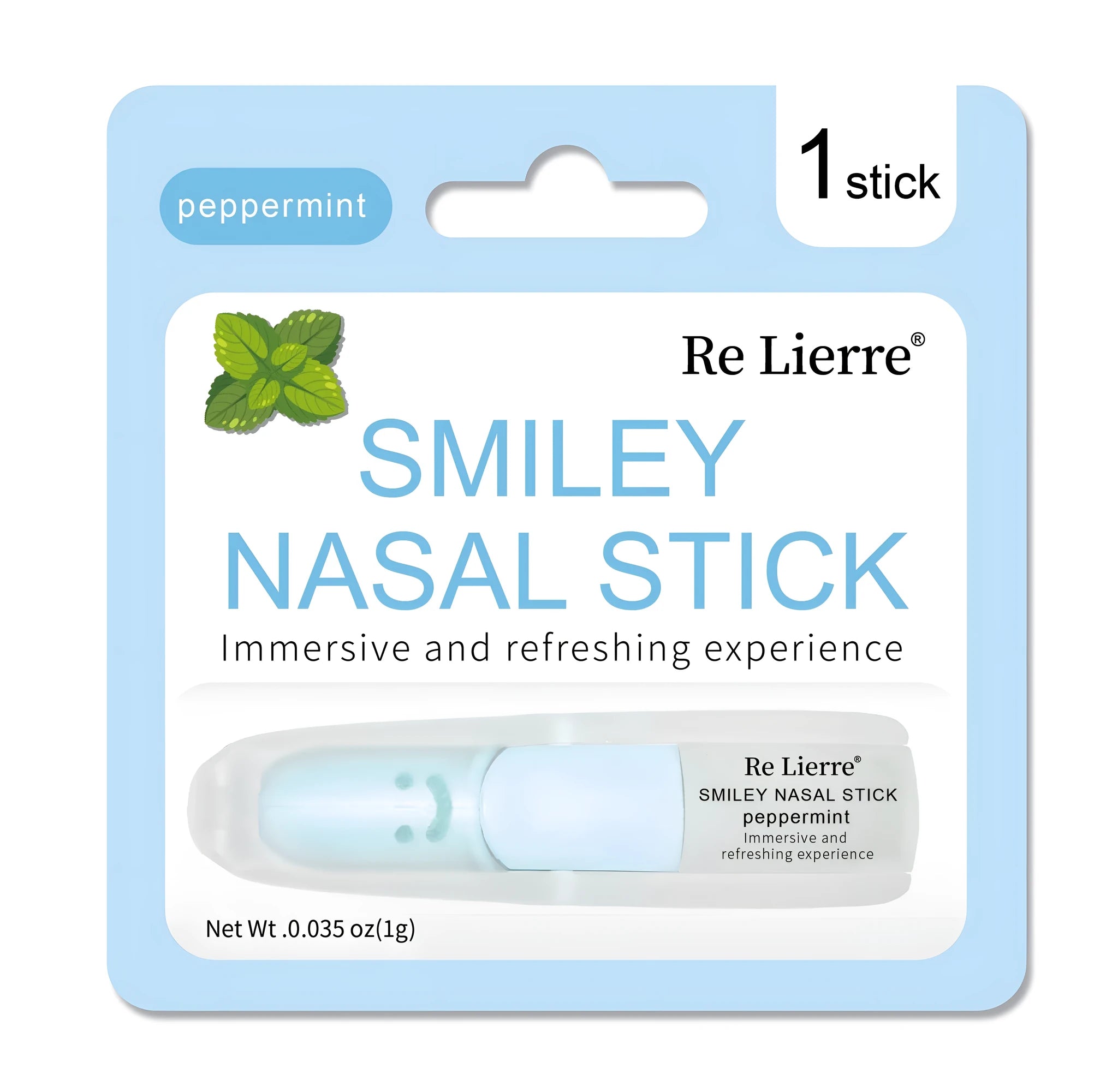 Re Lierre Single Nasal Energy Bar nasal strip in blue colour